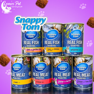 Pate snappy tom 400g snappy tom pate đủ vị cho mèo trưởng thành lon 400g