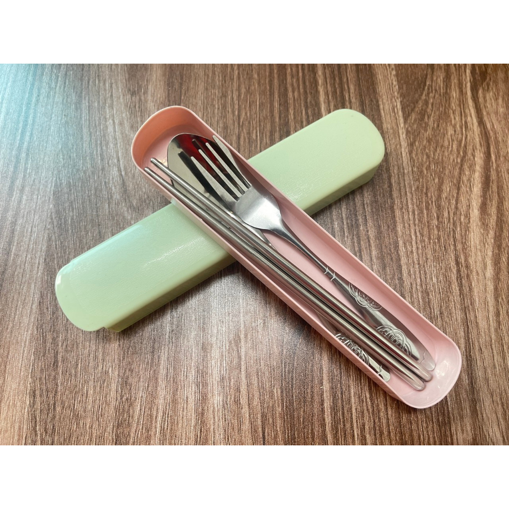 Bộ Muỗng Đũa Dĩa Thìa Inox 304 Cho Dân Văn Phòng, Sinh Viên, Đi Picnic Dã Ngoại