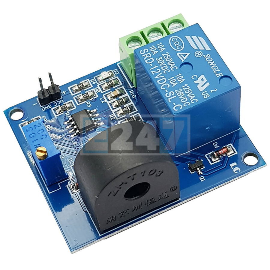 CẢM BIẾN QUÁ DÒNG AC 5A RELAY 12V