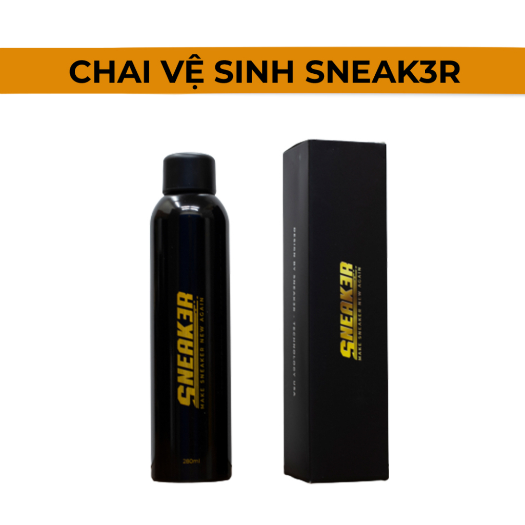 Chai vệ sinh làm sạch giày sneaker 280ml - SNEAK3R