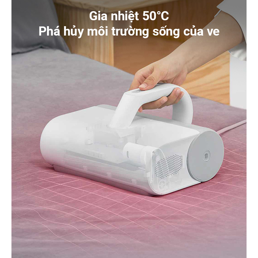 Máy hút bụi giường nệm xiaomi Mijia Dust mites vacuum cleaner lực hút lớn 12KPa- Máy hút bụi diệt khuẩn UV-MJCMY01DY