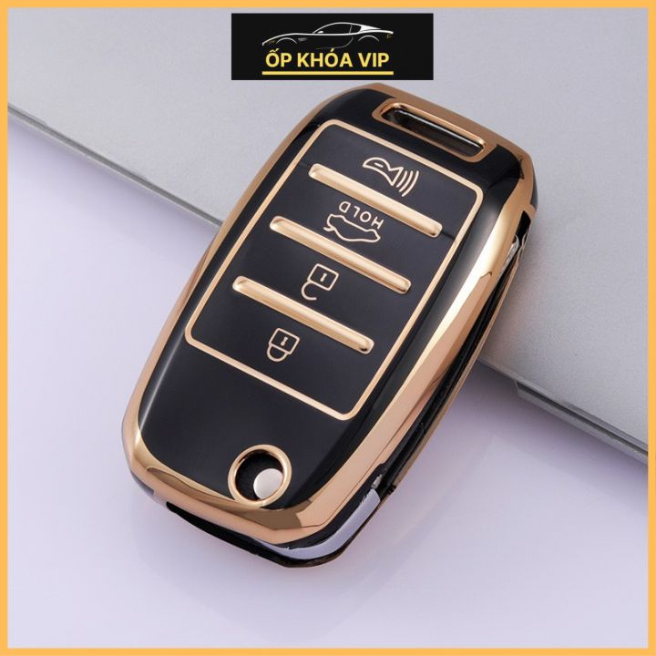 Ốp TPU dẻo xe các dòng xe KIA dòng 4 nút chìa bật .Bọc khóa xe ô tô bảo vệ khóa,chống xước