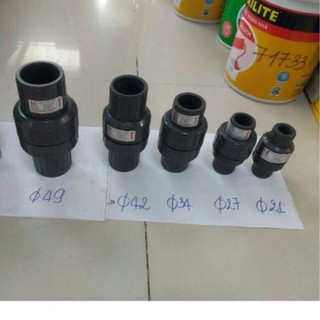 Luppe 1 chiều cao cấp phi 21, 27, 34, 42 ,49 ld, van 1 chiều nhựa có lò xo