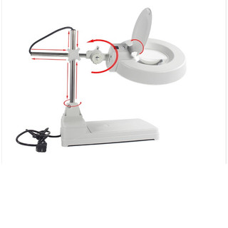 Kính lúp để bàn lt-86b 10x đèn led- thấu kính quang học cao cấp