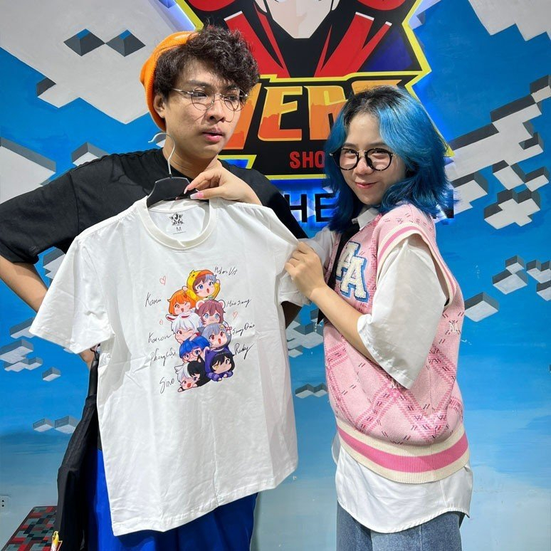Áo Hero Team Kèm Chữ Ký Hero Team Màu Trắng, Chất Liệu Cotton, Thoáng Mát, Thời Trang Hero Team Unisex