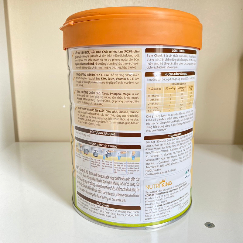 Sữa I AM CHOOK 850gr