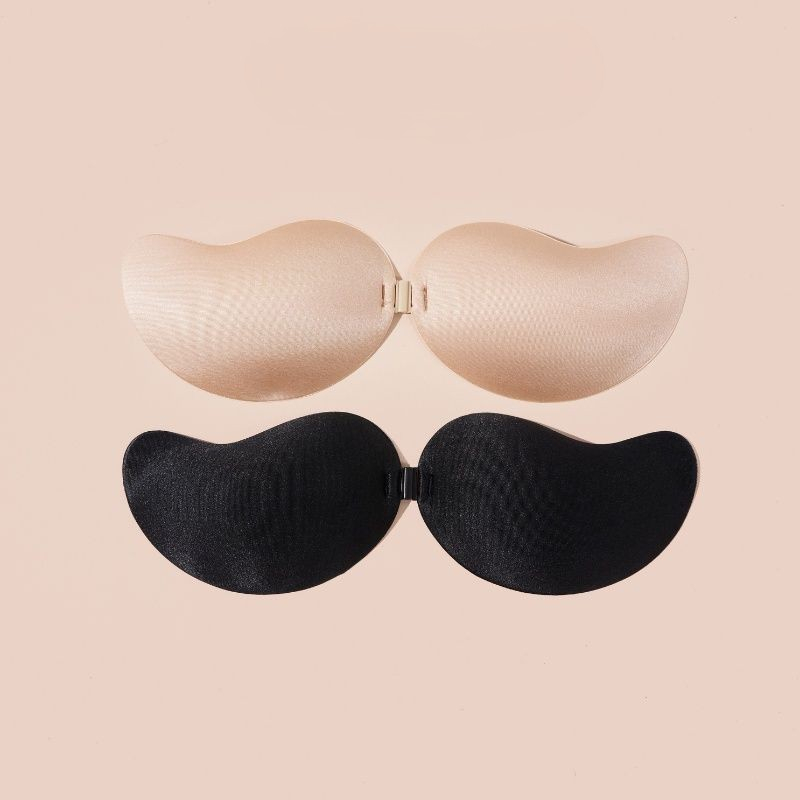 Miếng Dán Ngực Silicone BALANCER Cài Trước Hình Quả Xoài Siêu Mỏng Siêu Dính Tạo Khe Đẩy Ngực - 0011