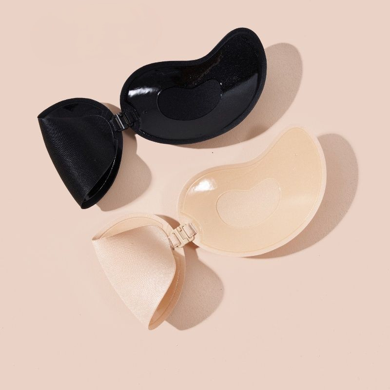 Miếng Dán Ngực Silicone BALANCER Cài Trước Hình Quả Xoài Siêu Mỏng Siêu Dính Tạo Khe Đẩy Ngực - 0011