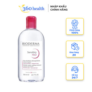Nước tẩy trang Bioderma Sensibio H2O cho mọi loại da kể cả da nhạy cảm