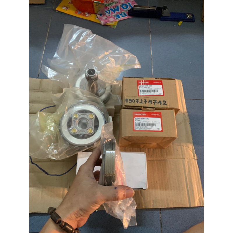 Full bộ nồi Wave S 110/ Wave RSX / Wave Abelac 110 zin hãng Honda- đt 0907274742