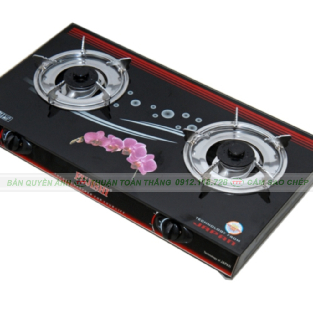 Bếp ga mặt kính tiết kiệm gas Fujishi