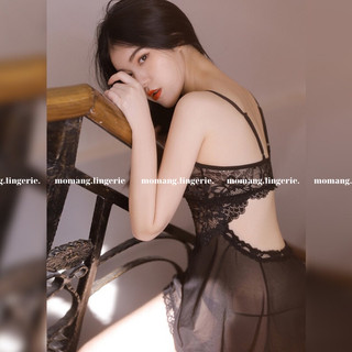 V029 Váy Ngủ 2 Dây Ren Mềm Mại Họa Tiết Sắc Nét Mơ Màng, Phong Cách Gợi Cảm Quyến Rũ