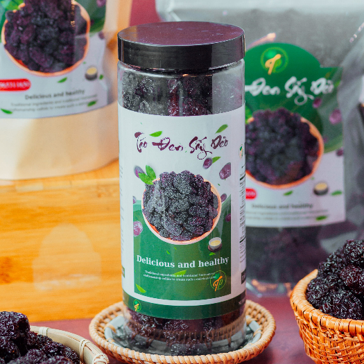 Táo đen ăn vặt TPFOODS mứt táo sấy dẻo , nhà làm sản phẩm an toàn đầy đủ giấy tờ cấp phép dùng cho gia đình.