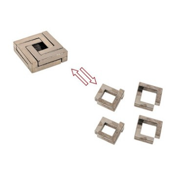 Lv6 Grand Master_ Đồ chơi trí tuệ Nhật Bản_Thử thách trí não_The L Shape - Hanayama Puzzle_Hack não _IQ Toys_Giải đố_GD