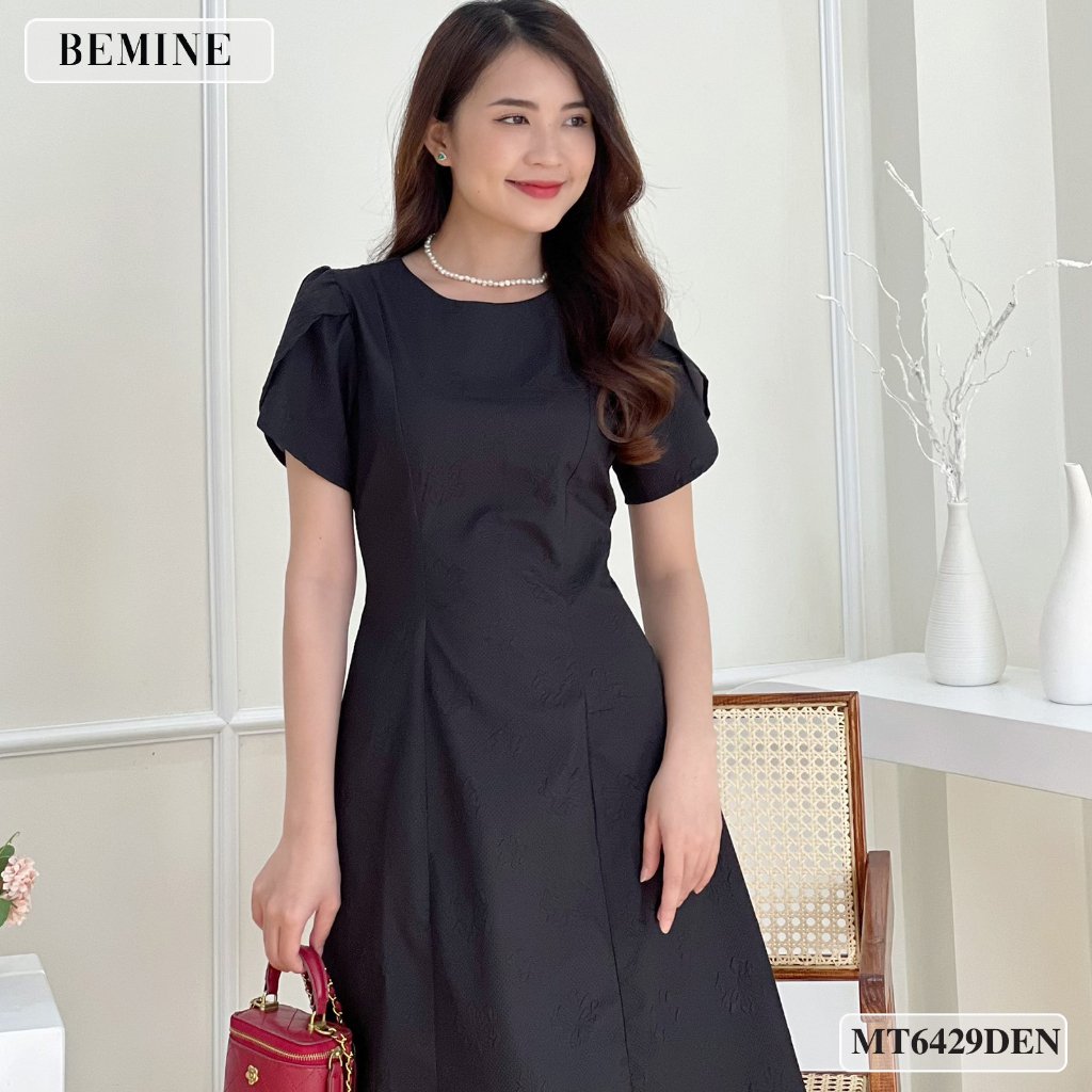 Đầm nữ tay búp sen tùng xoè BEMINE MT6429