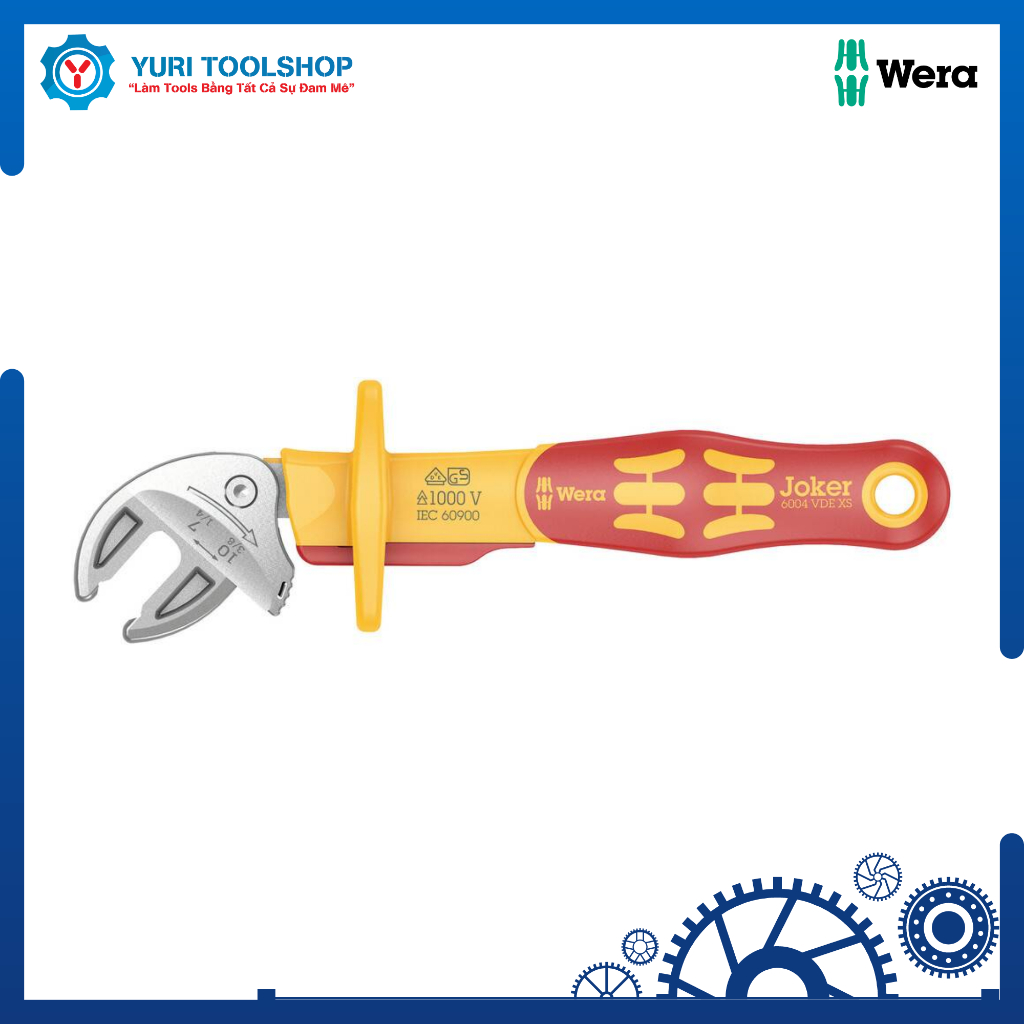 Cờ Lê Wera 6004 Joker VDE S VDE-insulated, 10-13mm – 05020151001