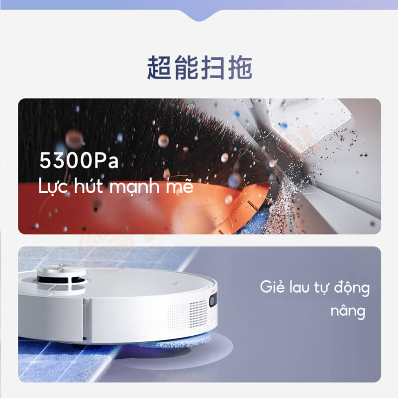 Robot Hút Bụi Lau Nhà Dreame W10S ProTự Giặt Giẻ Sấy Khô Bảo Hành 24 Tháng