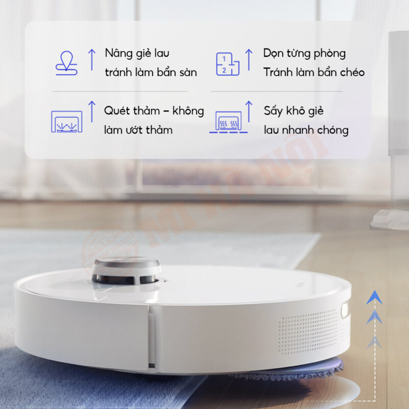 Robot Hút Bụi Lau Nhà Dreame W10S ProTự Giặt Giẻ Sấy Khô Bảo Hành 24 Tháng