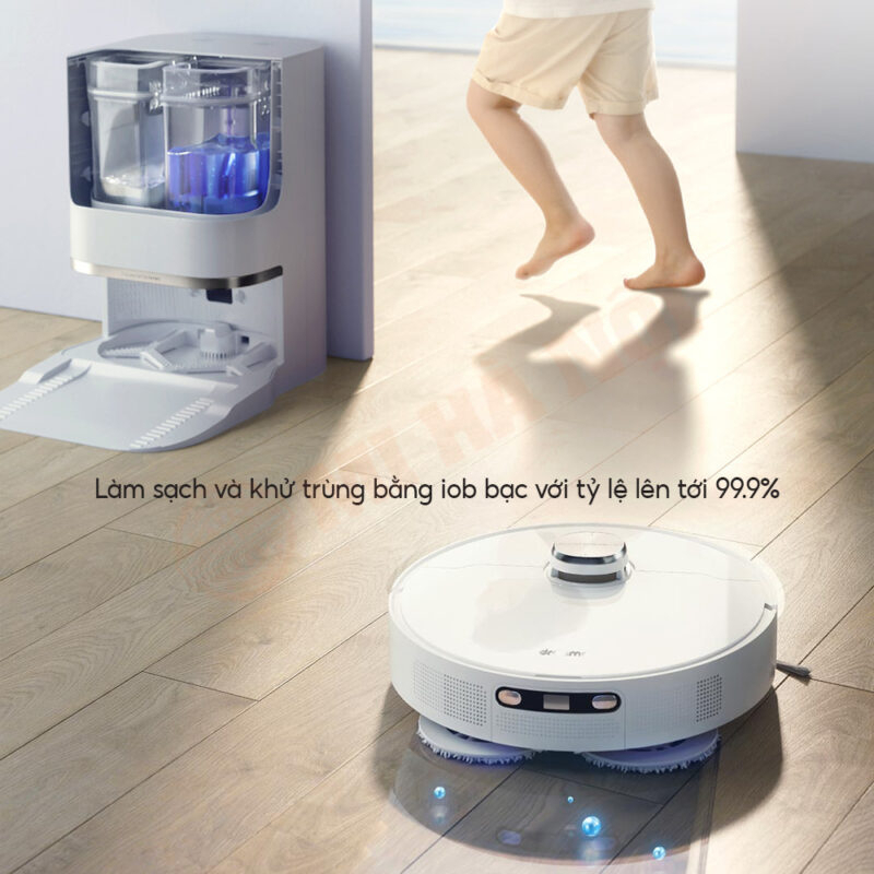 Robot Hút Bụi Lau Nhà Dreame W10S ProTự Giặt Giẻ Sấy Khô Bảo Hành 24 Tháng