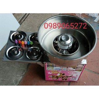 Máy làm kẹo bông gòn (có sẵn bình acquy)