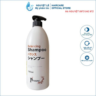Dầu gội giảm gầu chống dầu chống rụng tóc Prosee Balancing Shampoo 1000ml - chính hãng