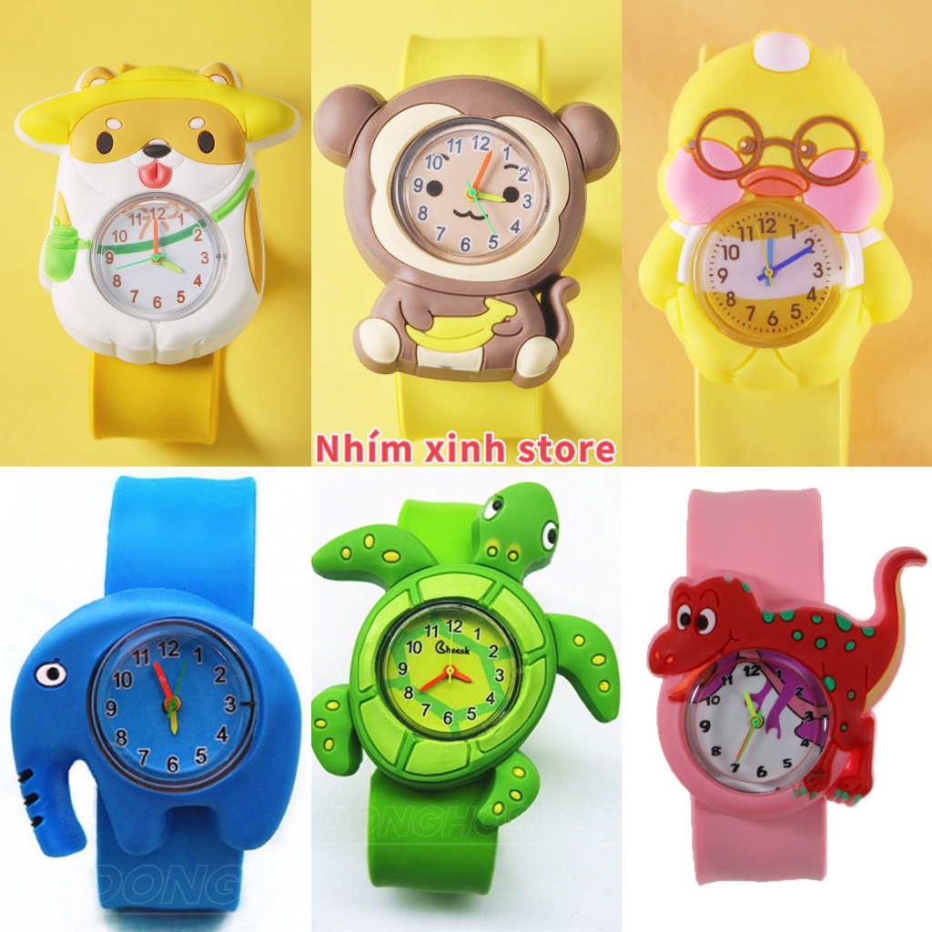 Đồng hồ đập tay siêu dễ thương đa dạng cho trẻ em