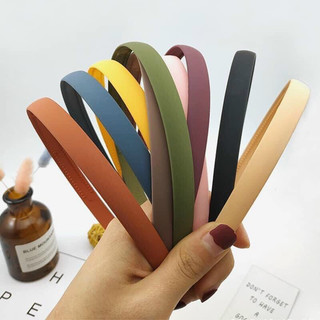 Cài tóc / bờm tóc màu trơn nhám xinh