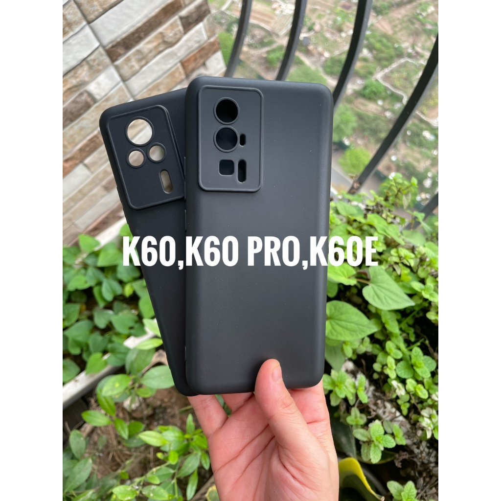 Ốp lưng dẻo đen cho Xiaomi Redmi K60, K60 Pro, K60E