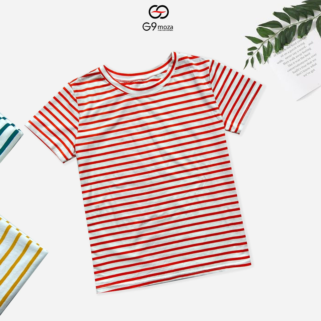 Áo thun kẻ ngang G9moza basic thoáng mát, mềm mại