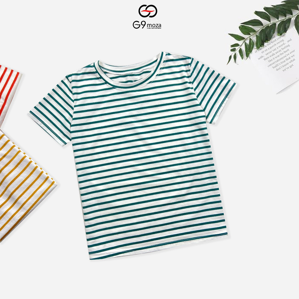 Áo thun kẻ ngang G9moza basic thoáng mát, mềm mại