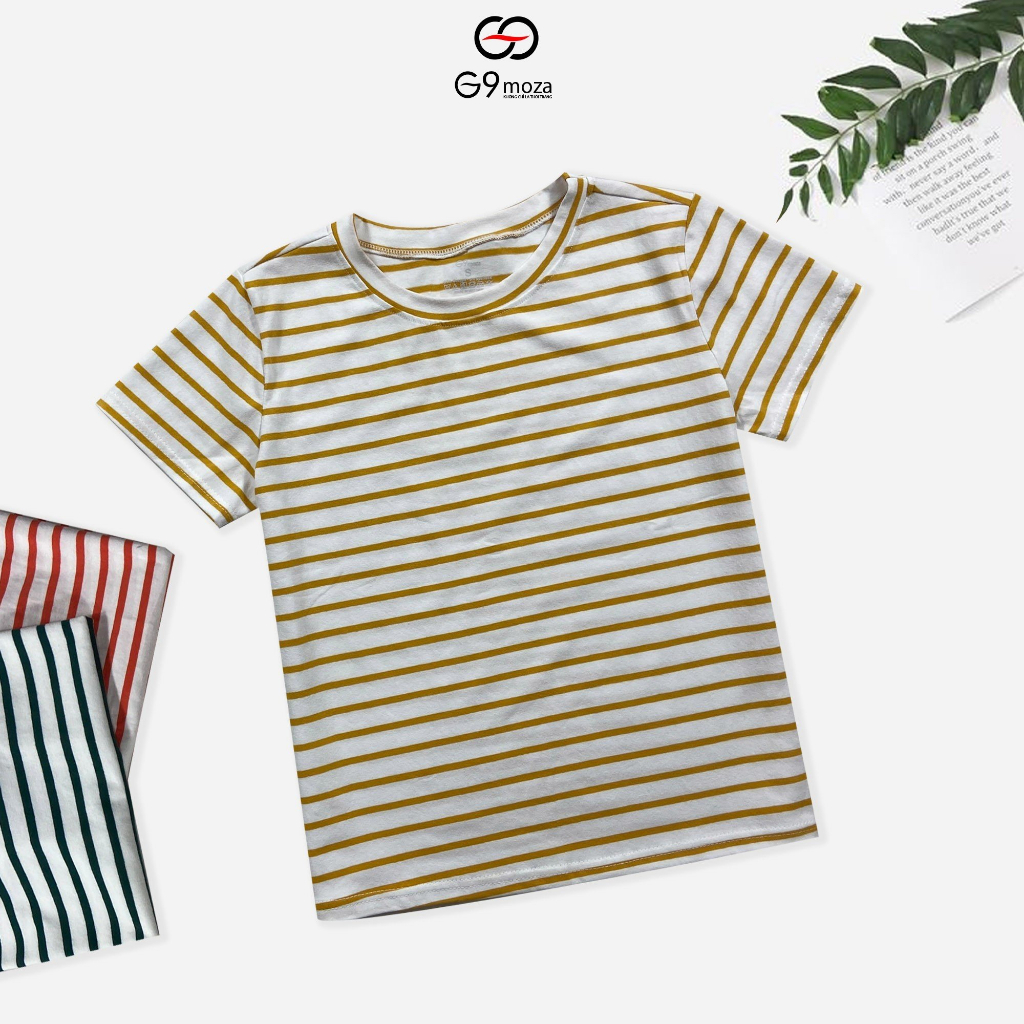 Áo thun kẻ ngang G9moza basic thoáng mát, mềm mại
