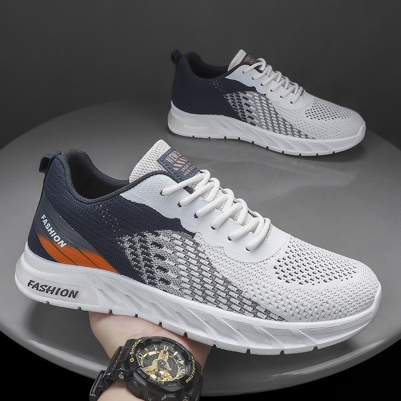 Giày Thể Thao Nam Sneaker Keep Fashion Đế Sọc Vải Sợi Siêu Đẹp