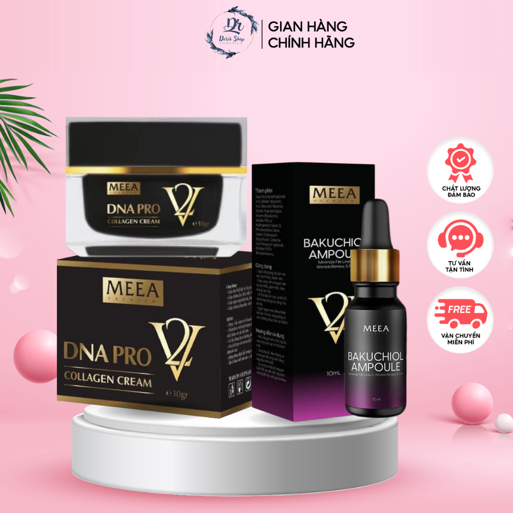 (FULL SIZE) Combo Face DNA PRO VER 2 Cá Hồi - Tinh Chất BAKUCHOIL MEEA - Doris Shop | BigBuy360 - bigbuy360.vn