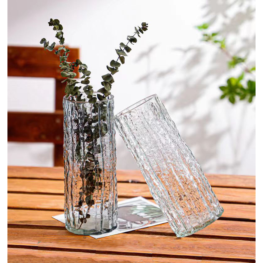 Bình hoa thủy tinh vintage decor phòng ngủ và trang trí phòng khách cao cấp