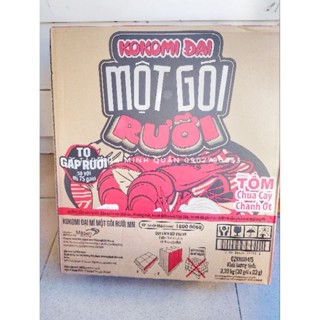 THÙNG MÌ KOKOMI ĐẠI MỘT GÓI RƯỠI - 30 GÓI X 113G