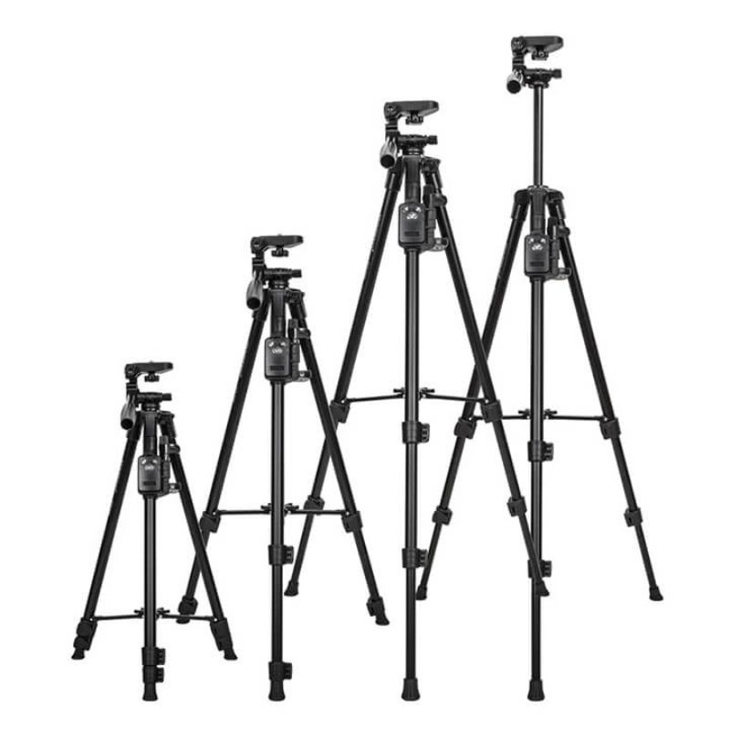 Tripod/ Chân đế máy ảnh, điện thoại Yunteng VCT 5208L phụ kiện quay chụp kèm remote