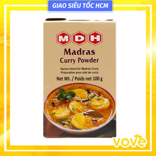 Bột gia vị cà ri miền Madras Ấn Độ MDH Madras Curry Powder 100gr