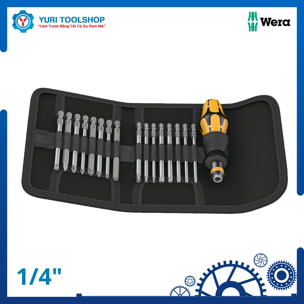 Bộ Tô Vít Wera Chống Tĩnh Điện Kraftform Kompakt 60 ESD- 05051043001