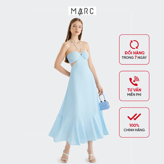 Đầm midi MARC FASHION cúp ngực cut out eo cột dây - FANH033423