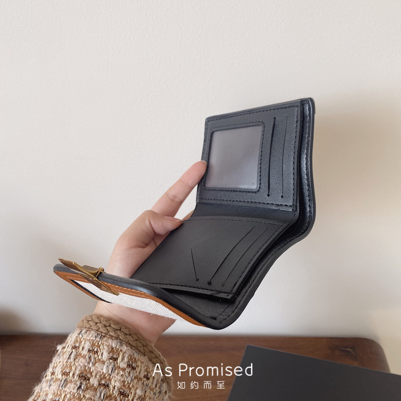 Ví cầm tay nữ nhỏ gọn Naomi thiết kế basic 14S-K