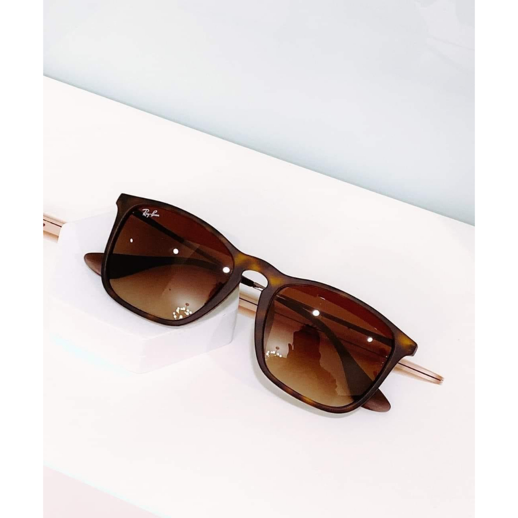 Kính mát chính hãng nam, nữ RayBan RB4187F 856 Chris - Size 54mm - 50mm nam nữ đeo đẹp!