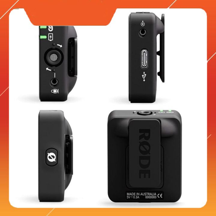 Rode Wireless ME - Micro Cài Áo Không Dây 2.4GHz, Tương Thích Nhiều Thiết Bị Cho Podcast, Quay Tiktok, Phỏng Vấn [TẶNG C