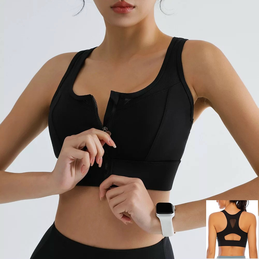 Áo Bra Thể Thao Tập Gym Yoga Nữ Có Khoá Kéo Mở (Kèm Mút ) Mẫu Mới