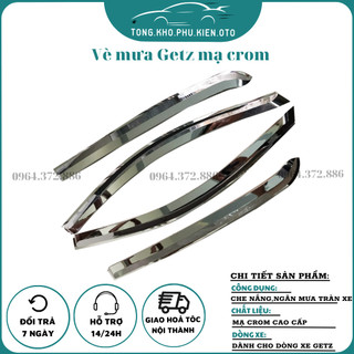 Vè che mưa Hyundai Getz mạ crom