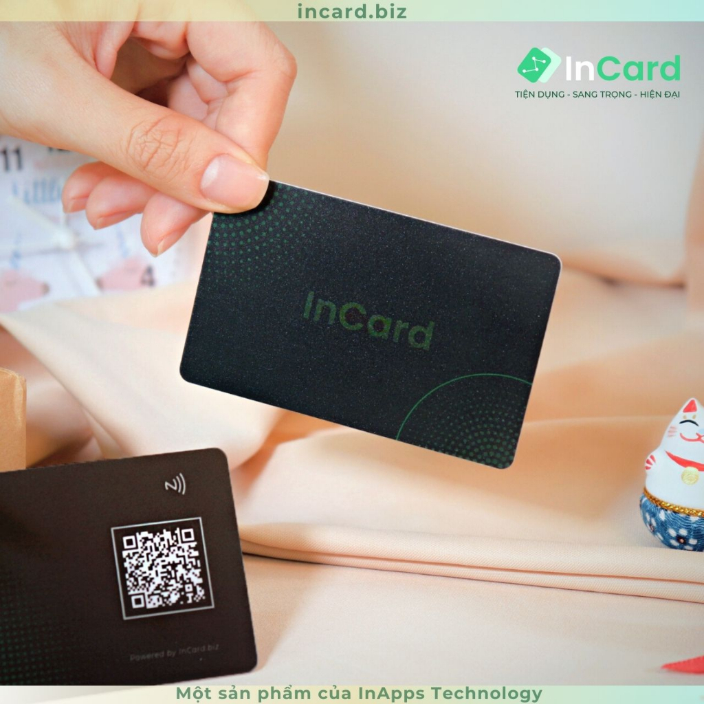 Thẻ cá nhân thông minh - Thẻ NFC - Card Visit thông minh InCard - Danh thiếp thông minh - Thẻ Visit Điện tử - Bản Lite