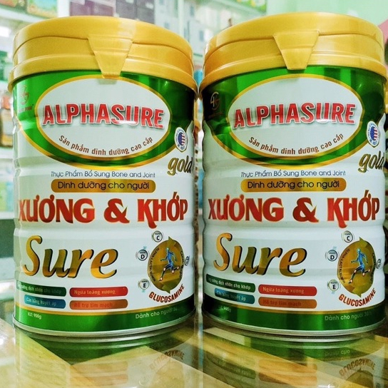 sữa ALPHASURE XƯƠNG & KHỚP tốt cho người bênh tiểu đường, xương khớp