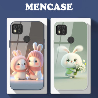 Ốp lưng cho XIAOMI REDMI 9C/ REDMI 10A mặt kính in hình gấu dễ thương