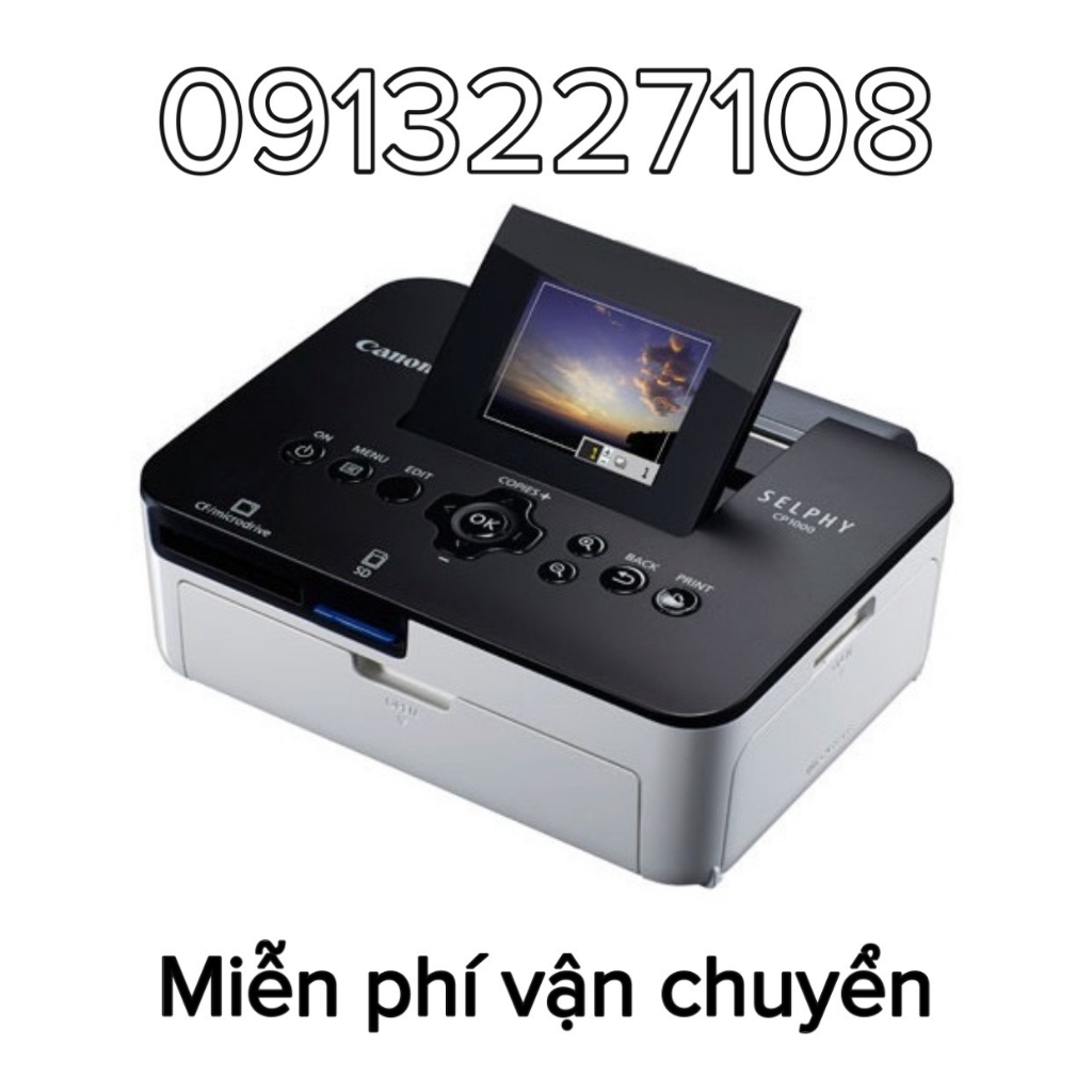 Máy in Canon Selphy CP1000 -   Chuyên in Mã QR Ngân Hàng - Ảnh Thẻ - Ảnh Đẹp Du Lịch Gia Đình - Hình Ảnh Siêu Âm