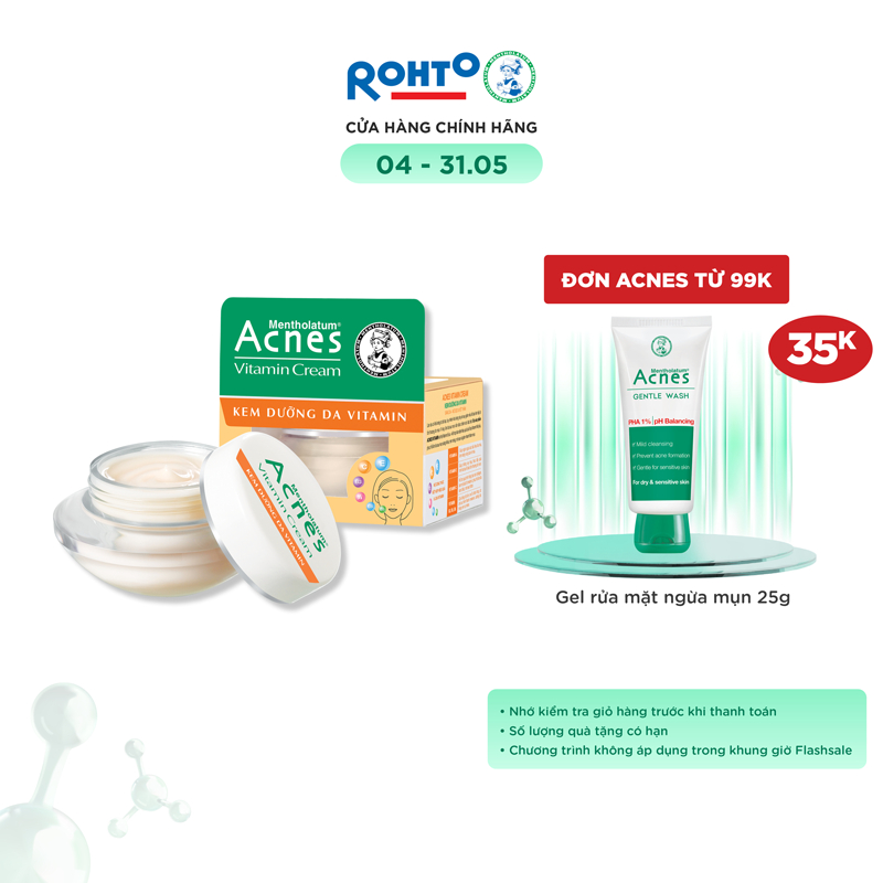 Kem dưỡng da Vitamin Acnes Vitamin Cream 40g
