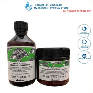 Dầu gội xả trường thọ dành cho tóc da dầu DAVINES RENEWING 250mlx2